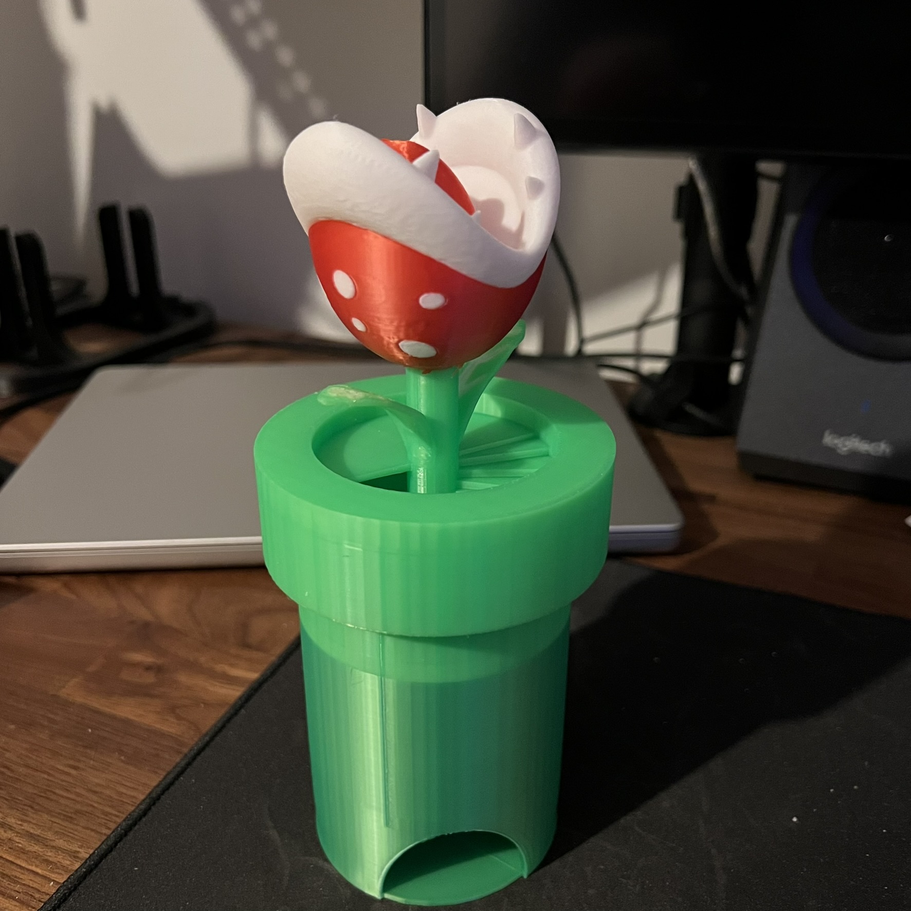 Mario Piranha Plant Dice Tower